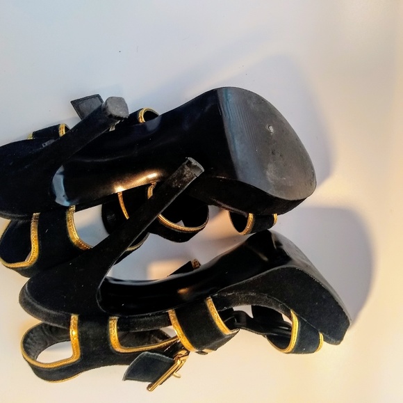 Super cute Steve Madden gold and black high heels! - Picture 7 of 8